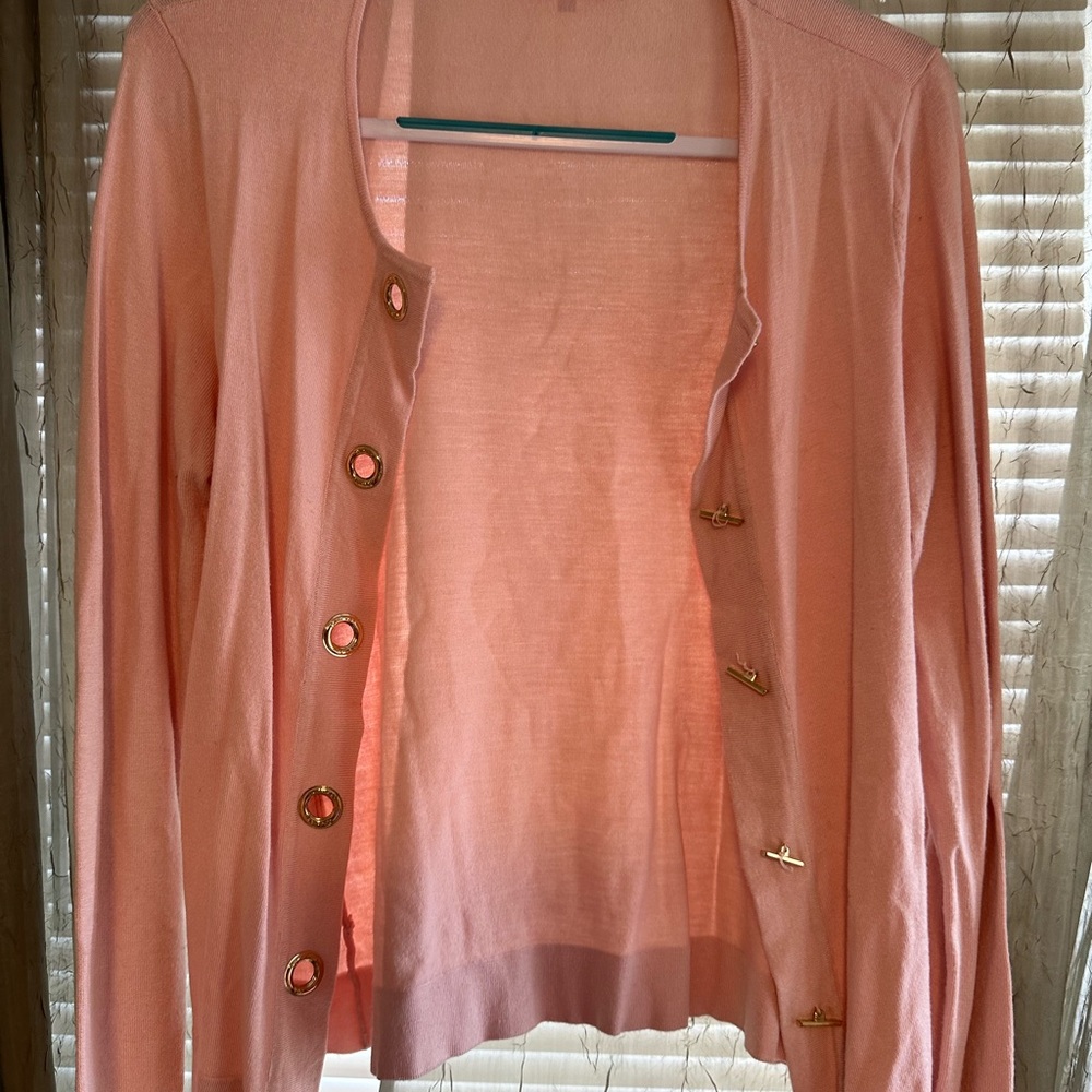 Calvin Klein Women's Pink Cardigan Sweater